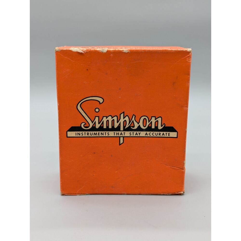 Vintage Weston Model 744 AC 0-10 Volts Analog Panel Meter Gauge 4” Square